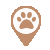 Pawprint pin